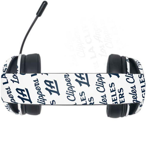 NBA Los Angeles Clippers Blast Text Razer Kraken X Skin